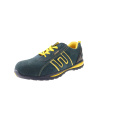 lace up  Suede Upper Steel Toe And Anti Puncture Protective Men Safety Shoes